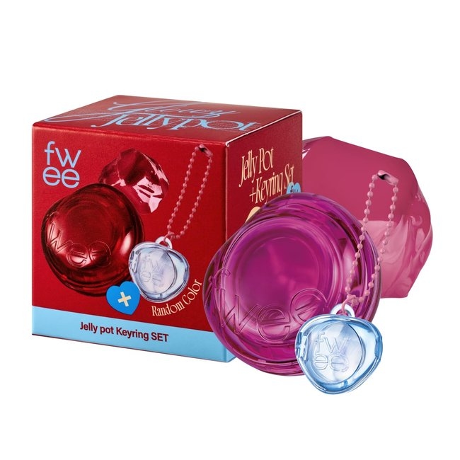 (Gl) Lip&Cheek Glowy Jelly Pot Js03 Couverture 4G+Pendant Keyring (4g)